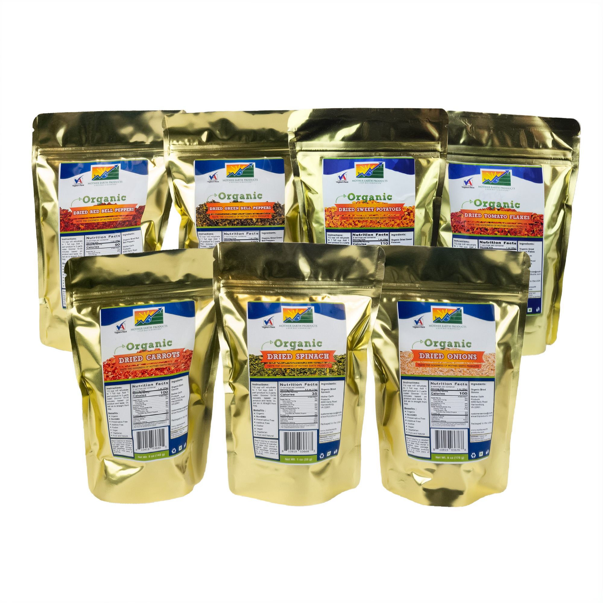 Organic Dried Kit: 2 Cup Mylar